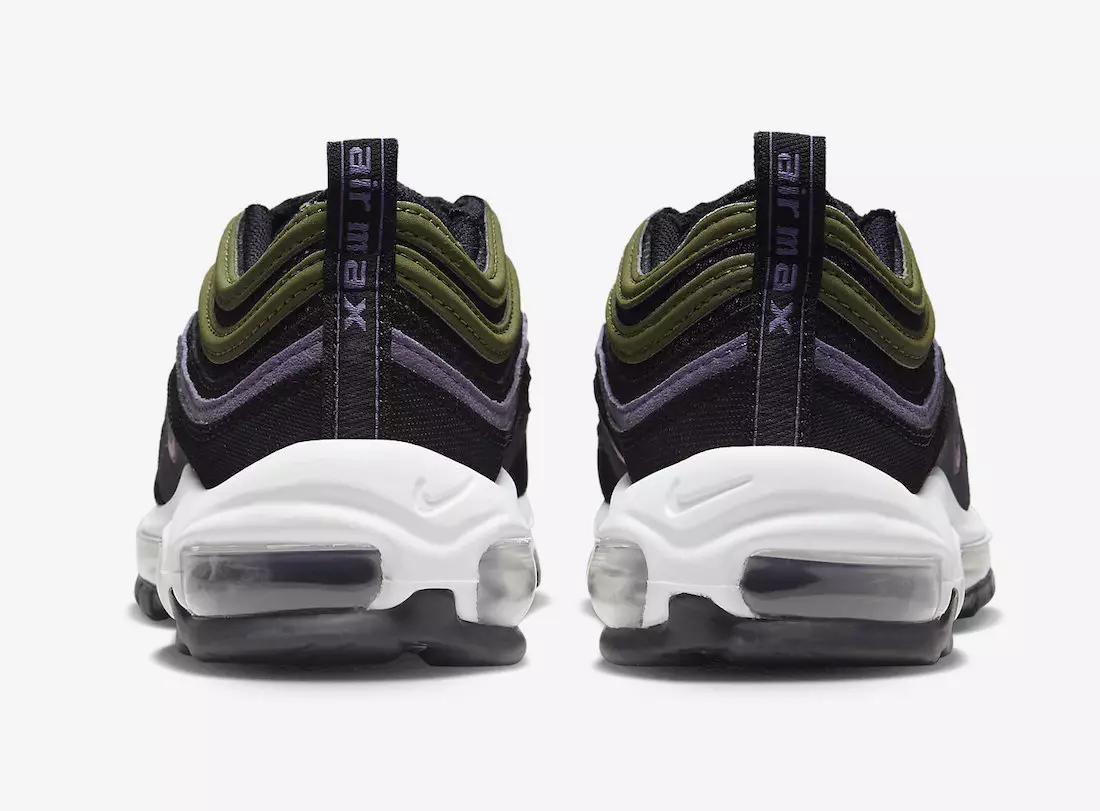 Nike Air Max 97 GS Nere Viola Verdi DX4734-001 Data di rilascio