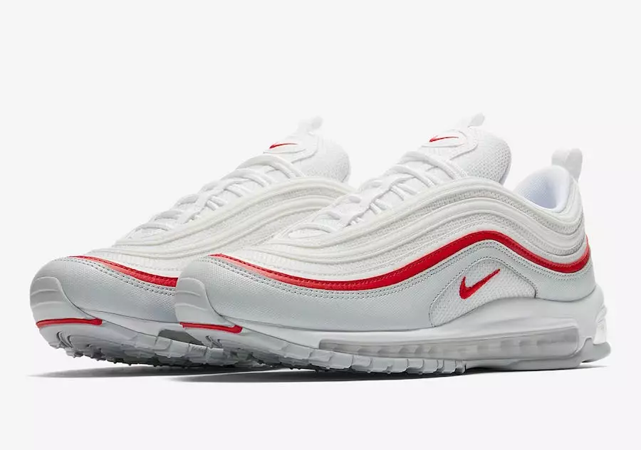 Nike Air Max 97 вяртаецца ў бела-чырвоным колеры