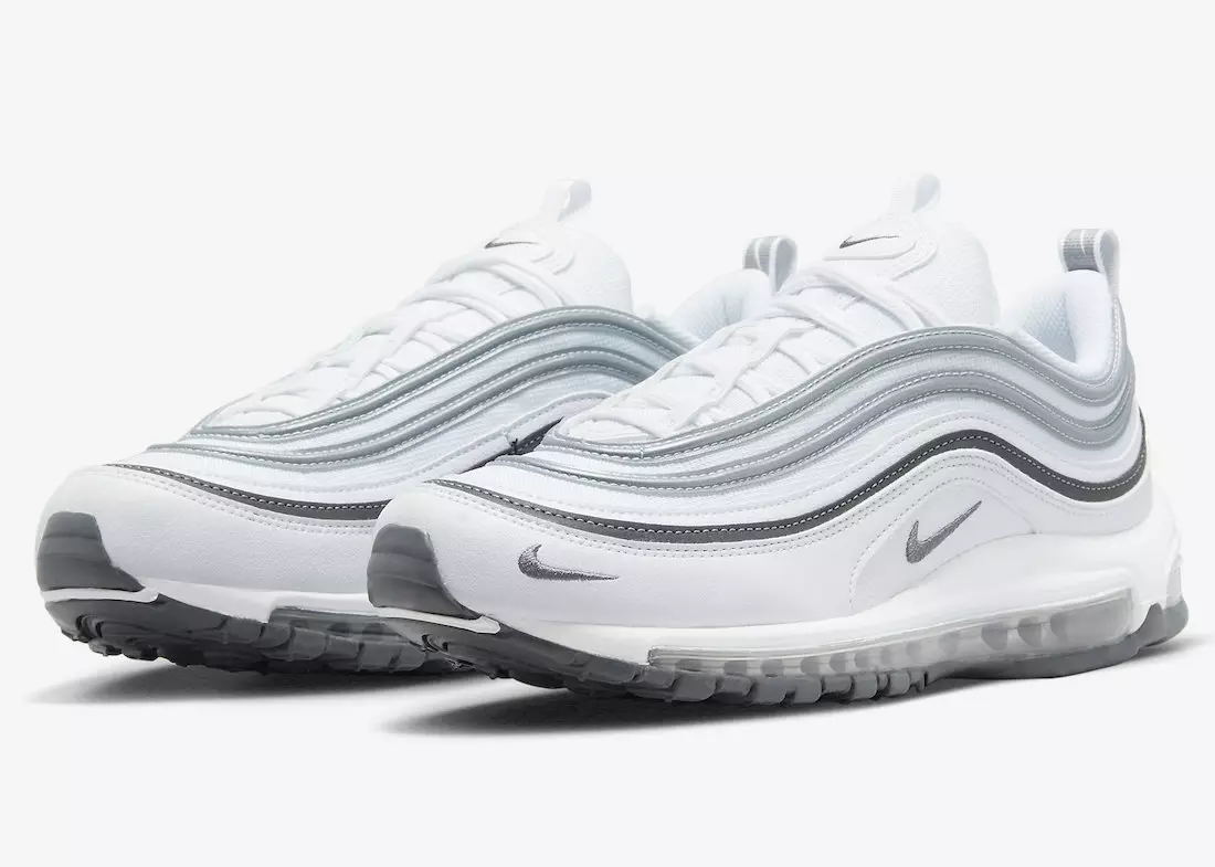 Nike Air Max 97 מגיע בצבעים לבן, כסף ואפור