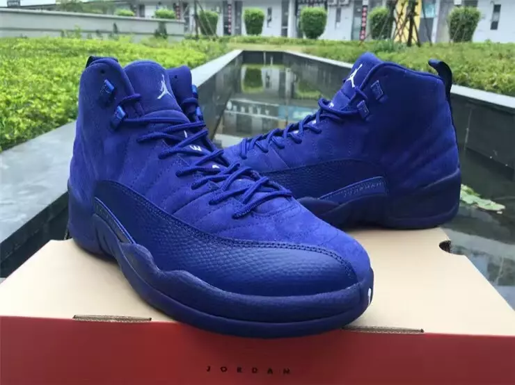 Aer Jordan 12 Ríoga Gorm