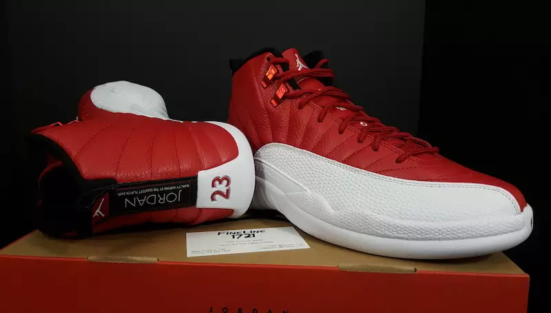 Air Jordan 12 Alternate Gym အနီရောင် အဖြူရောင်