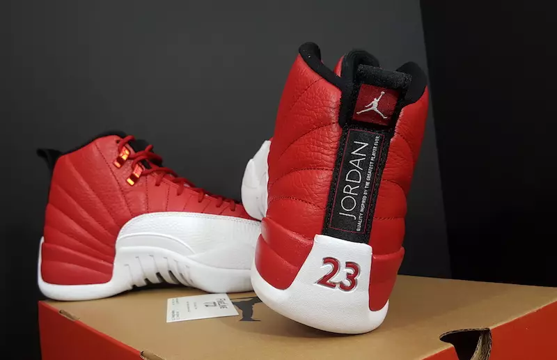 Air Jordan 12 Gim Ganti Merah Merah Putih