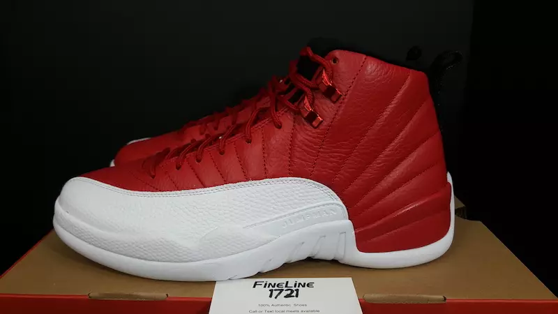 Air Jordan 12 Alternate Gym အနီရောင် အဖြူရောင်