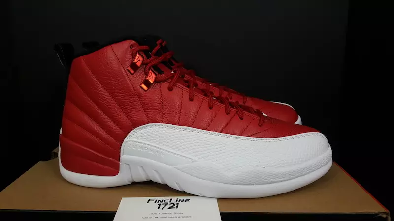 Air Jordan 12 Alternativ İdman Zalı Qırmızı Ağ