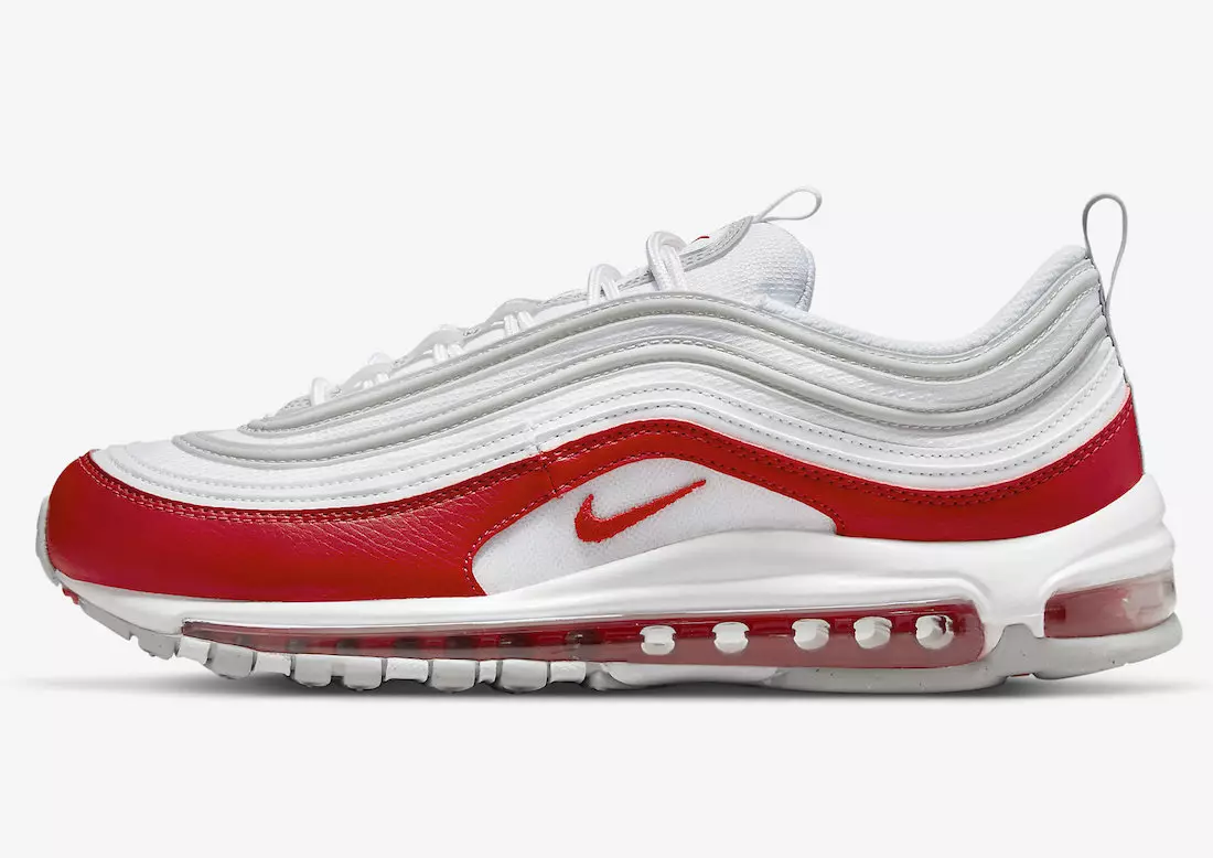 Nike Air Max 97 valkoinen punainen DX8964-100 julkaisupäivä