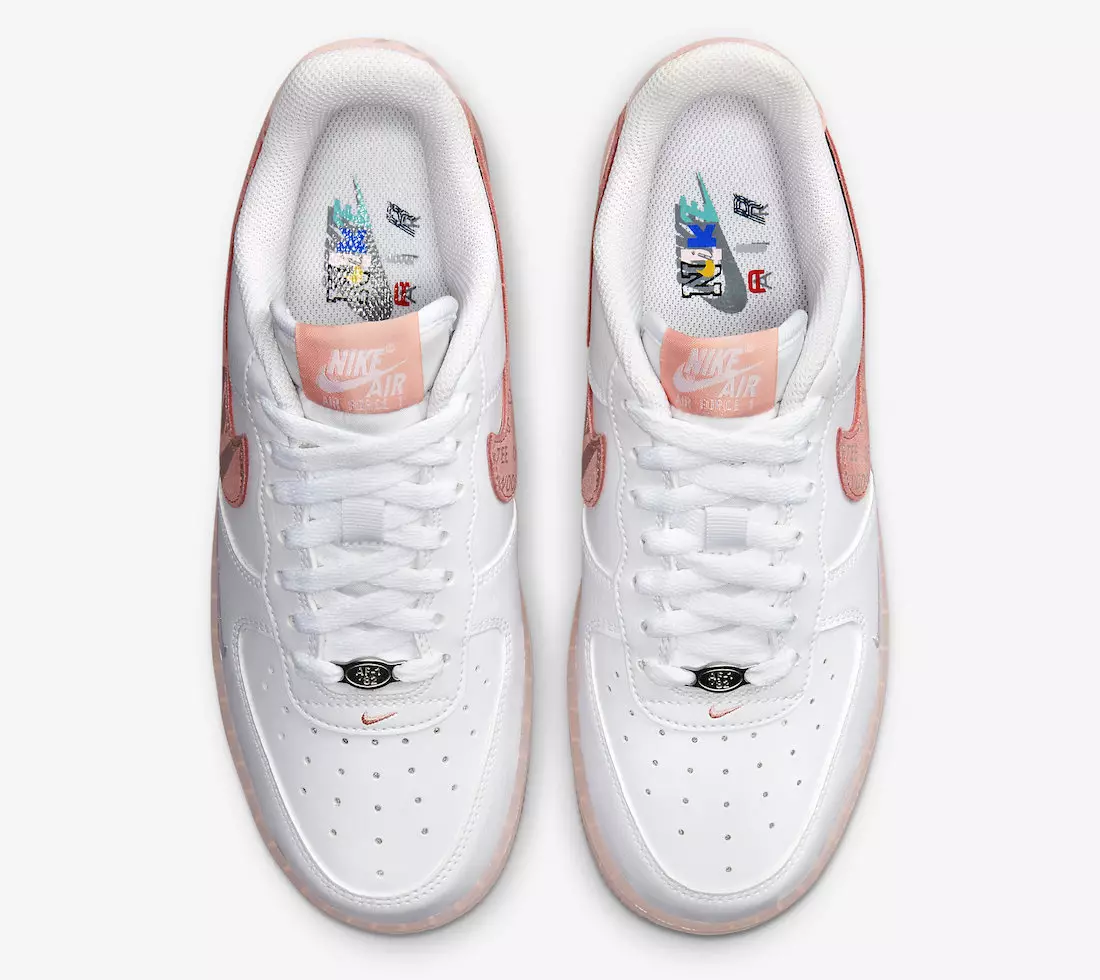 Nike Air Force 1 Low White Pink DQ5019-100 ဖြန့်ချိသည့်ရက်စွဲ