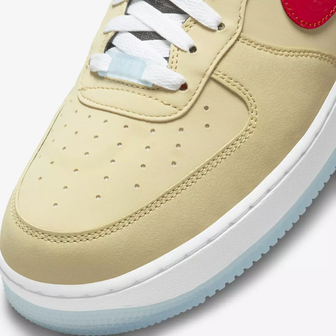 Nike Air Force 1 נידעריק סאַטעליט DQ7628-200 מעלדונג טאָג