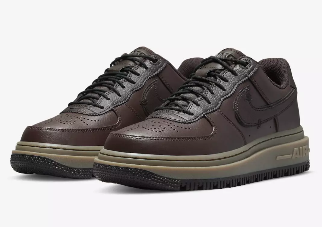 Nike Air Force 1 Luxe Brown Basalt Tarehe ya Kutolewa