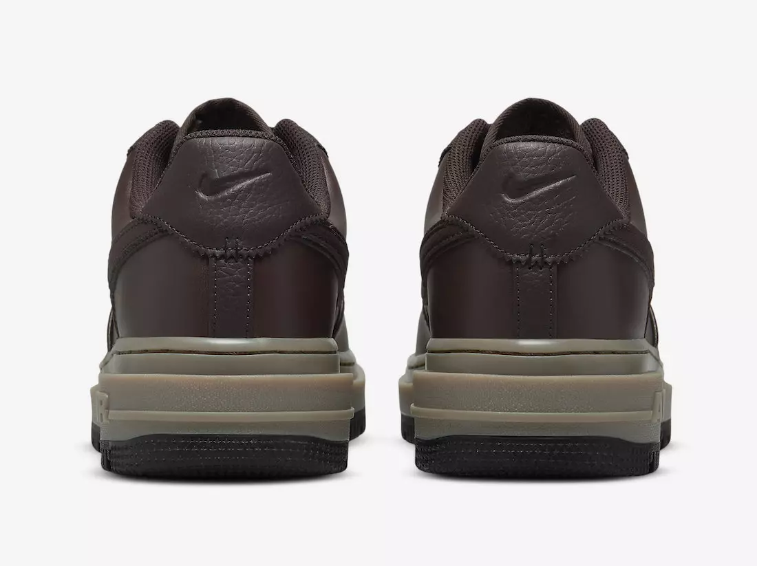 Nike Air Force 1 Luxe Brown Basalt Tarehe ya Kutolewa