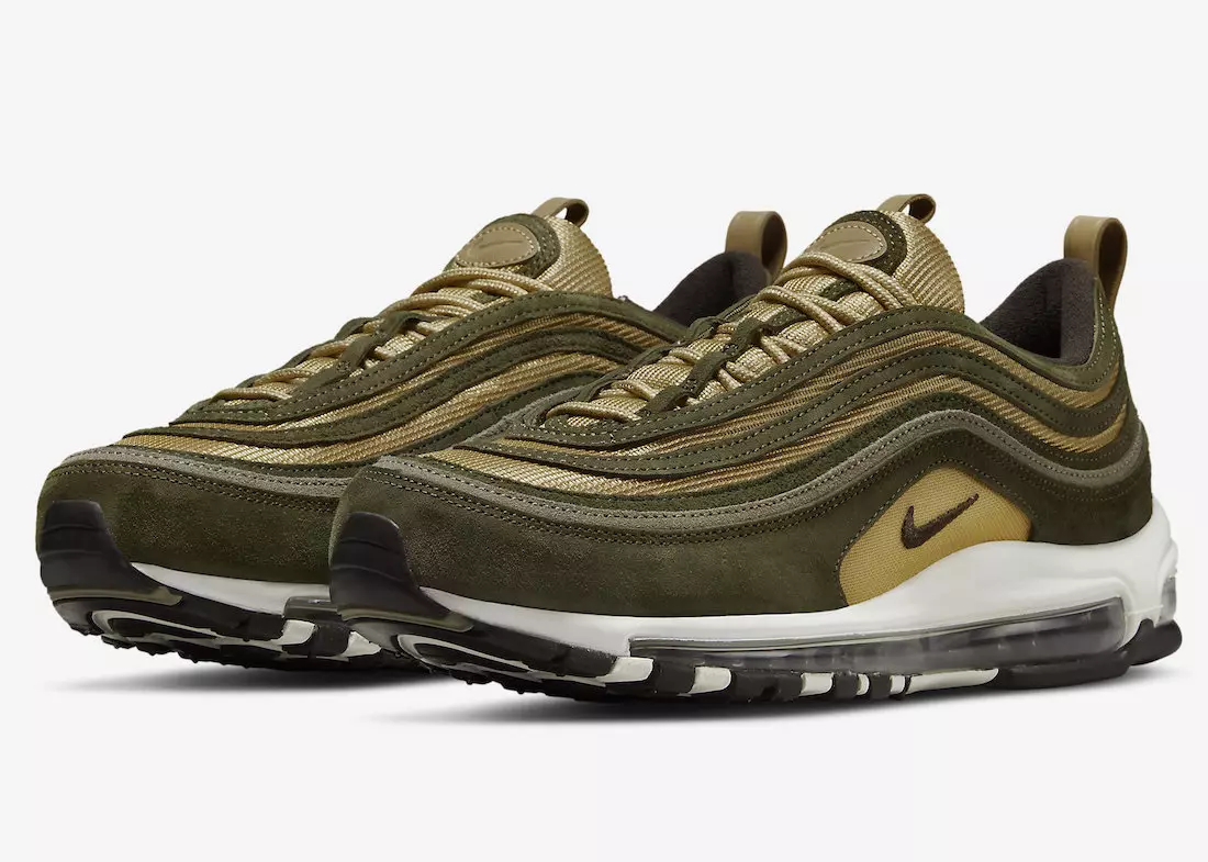 Nike Air Max 97 מיקסעס פּראָסט גרין און מעטאַלליק גאָלד