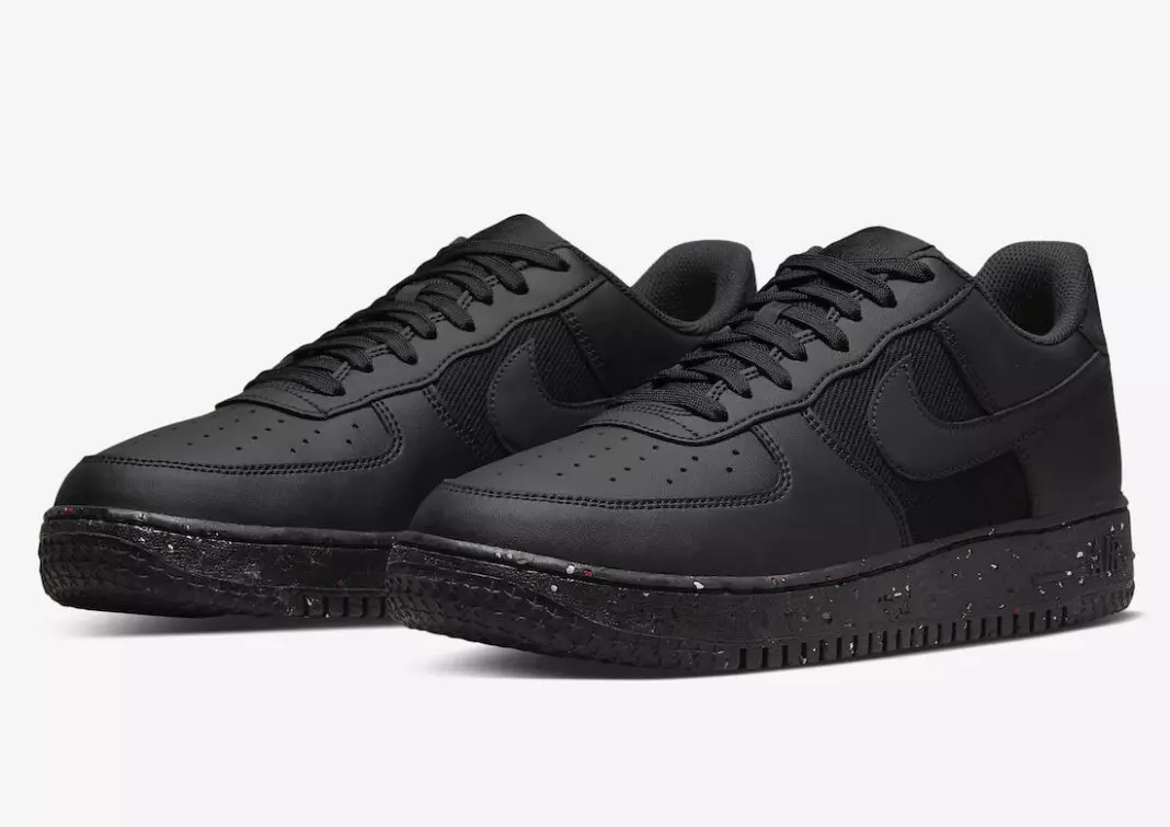 Nike Air Force 1 madala kraatri must DH8083-001 väljalaskekuupäev