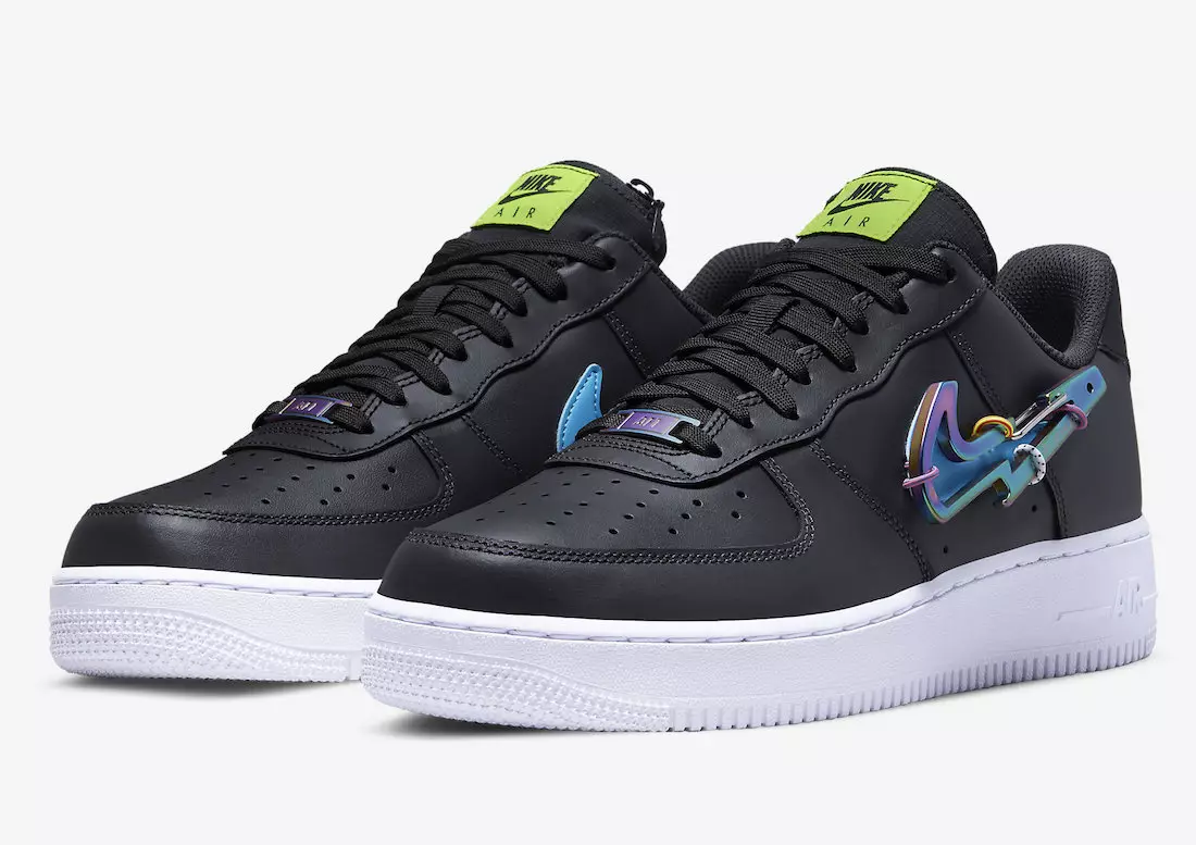 Nike Air Force 1 Low Black Carabiner Swoosh DH7579-001 Datum izdavanja