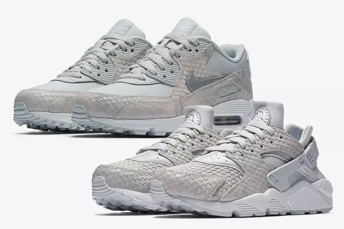 Nike dodaje zmijske teksture na Air Huarache i Air Max 90