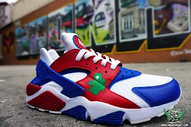 Nike Air Huarache "Coqui" personnalisé