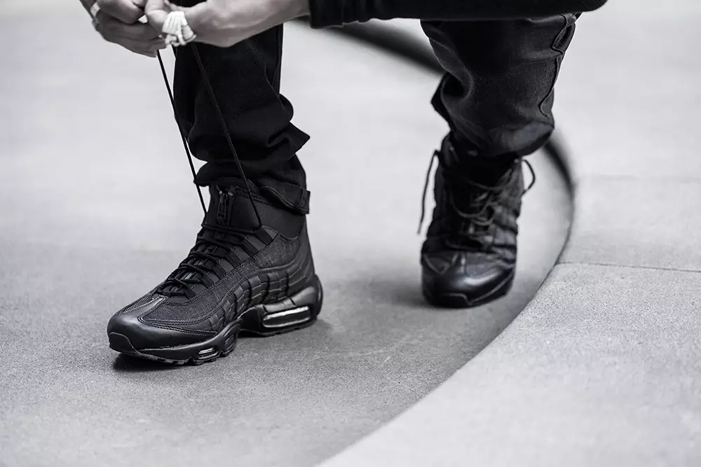 Μαύρο φερμουάρ Nike Air Max 95 Sneakerboot