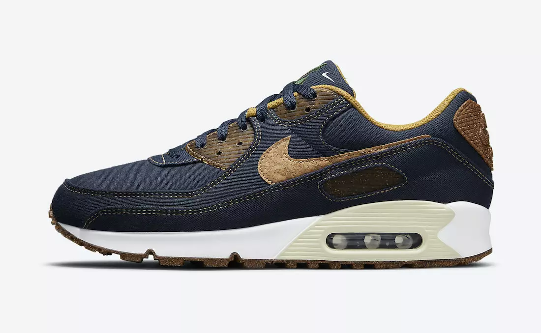 Ημερομηνία κυκλοφορίας Nike Air Max 90 Cork Obsidian DD0384-100