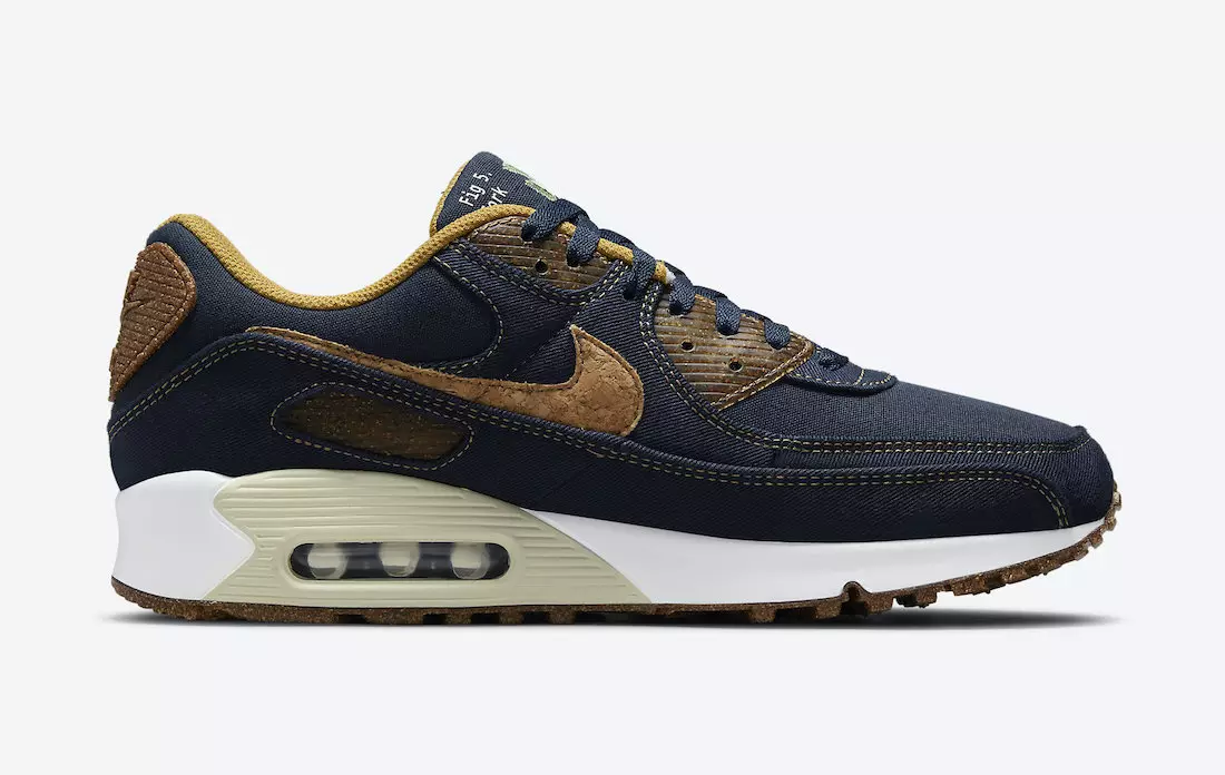 Nike Air Max 90 Cork Obsidian DD0384-100 Data de lançamento