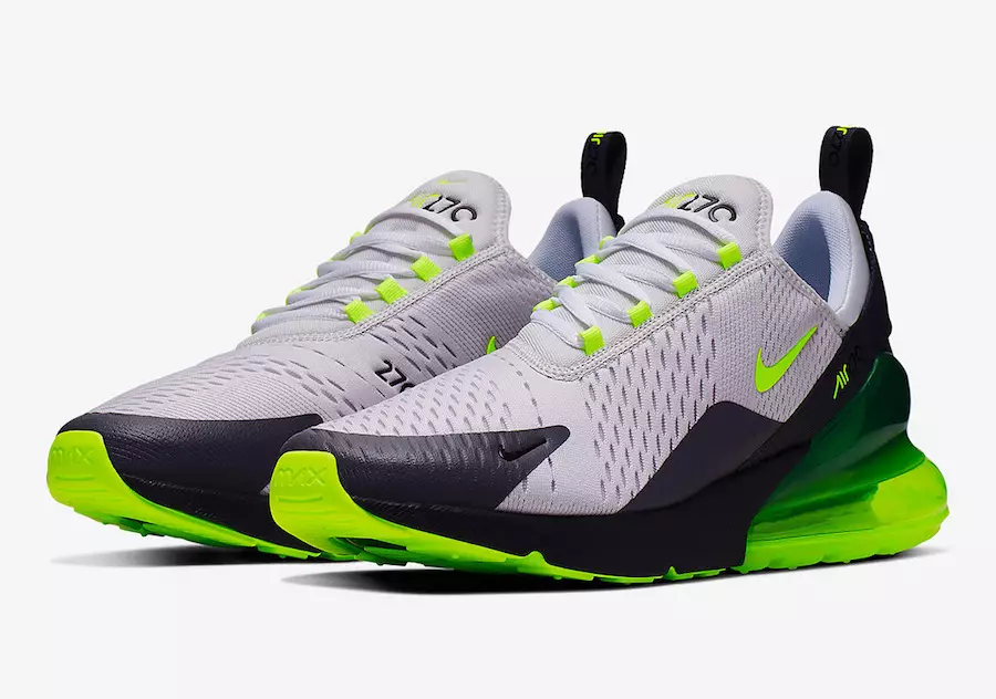 Nike Air Max 270 w klasycznej kolorystyce Neon