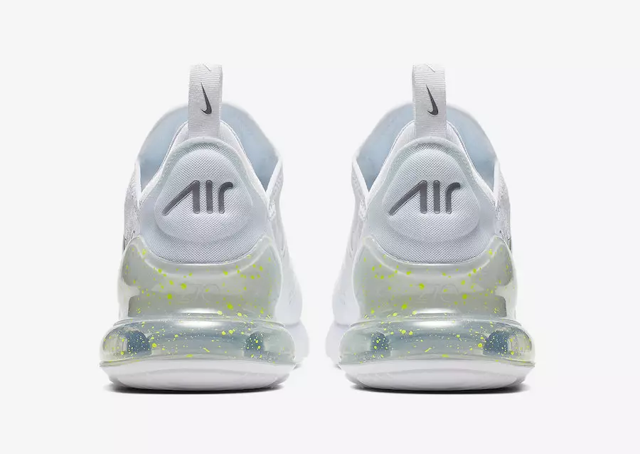 Date de sortie de la Nike Air Max 270 Blanche Volt Métallisé Argent CI2671-100