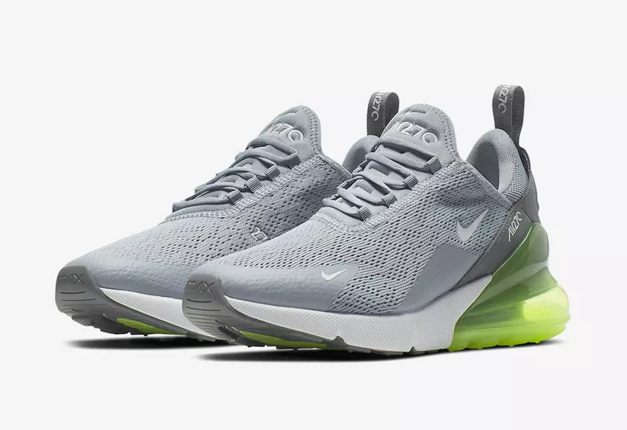 Nike Air Max 270 доступний з надувними блоками на підборах Lime Blast