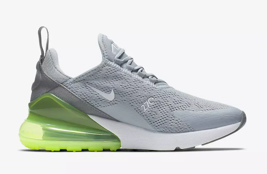 Nike Air Max 270 Obsidian Mist Lime Blast AH6789-404 Julkaisupäivä