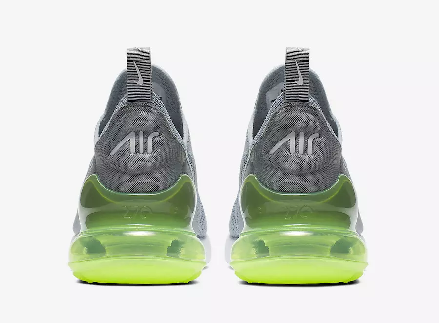 Nike Air Max 270 Obsidian Mist Lime Blast AH6789-404 Թողարկման ամսաթիվ