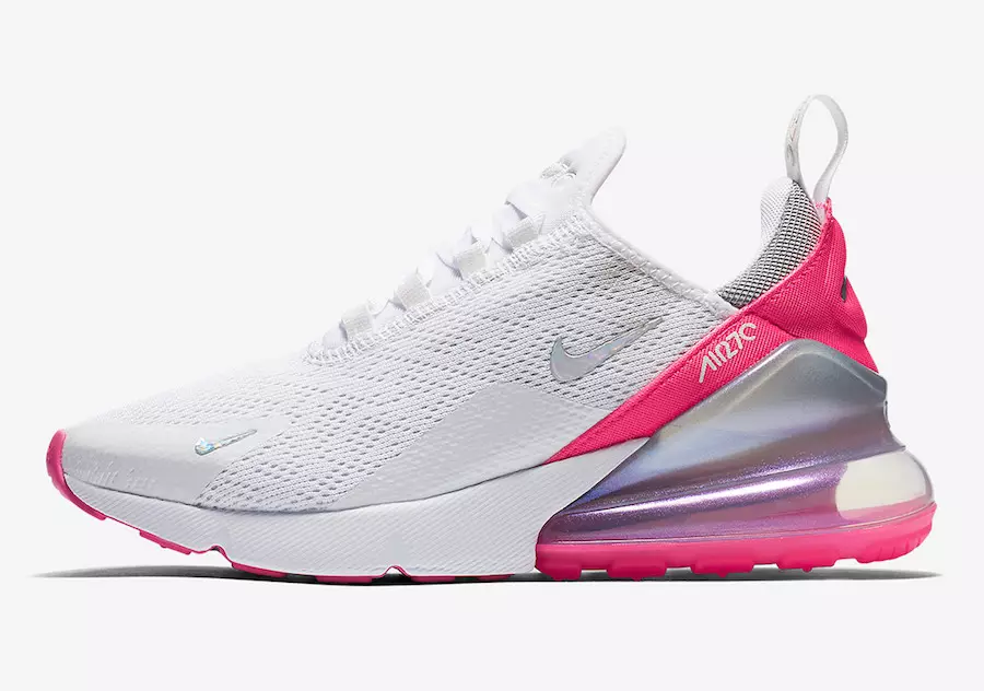 Nike Air Max 270 Сафед гулобии хокистарӣ CI1963-191 санаи барориши