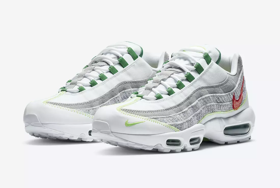 Nike Air Max 95 NRG Beyaz Klasik Yeşil Elektrik Yeşili CU5517-100 Çıkış Tarihi