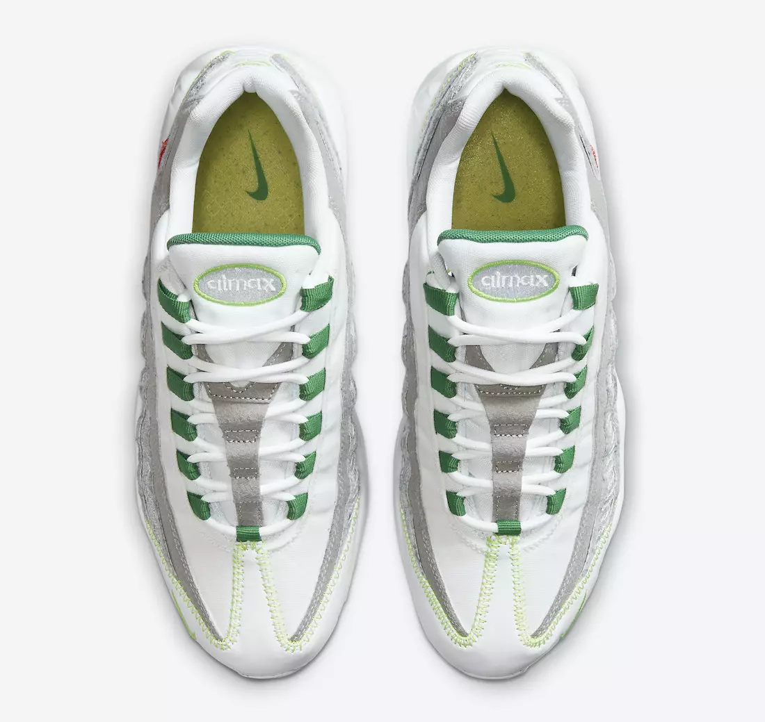 Nike Air Max 95 NRG White Classic Green Electric Green CU5517-100 Tanggal Rilis