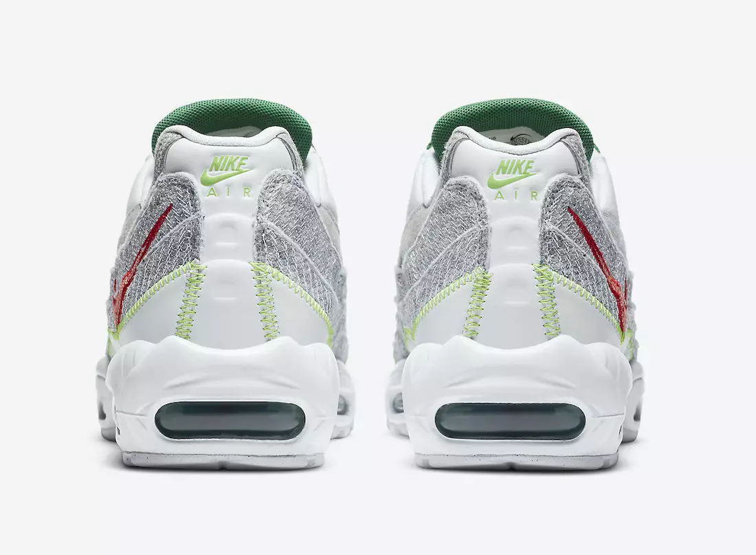 Date de sortie de la Nike Air Max 95 NRG Blanche Vert classique Vert électrique CU5517-100