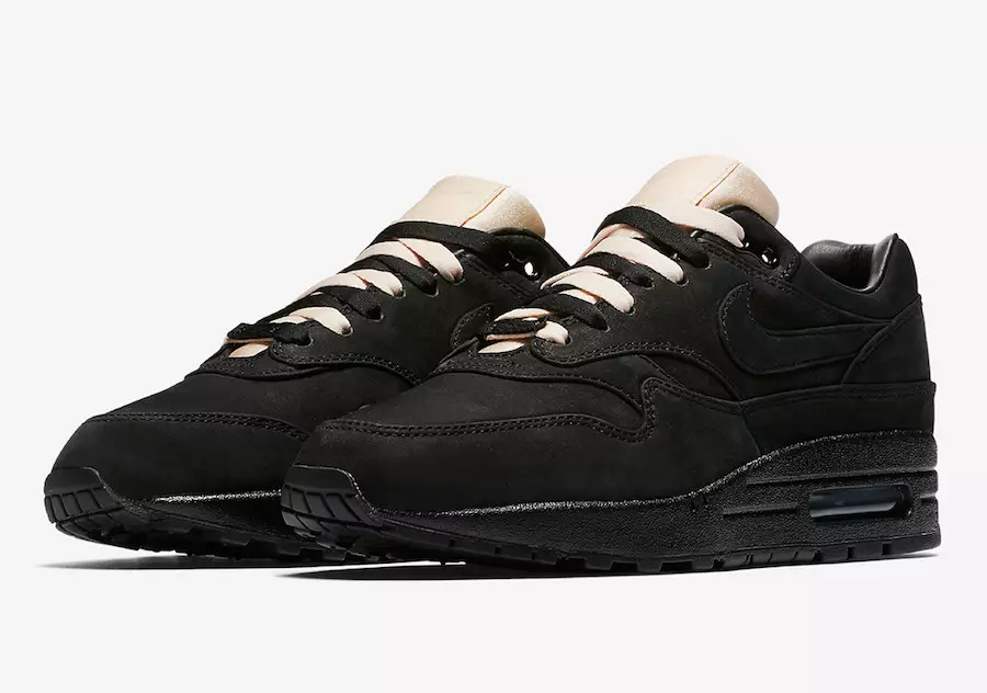 Maria Sharapova Nike Air Max 1 Suede Hitam