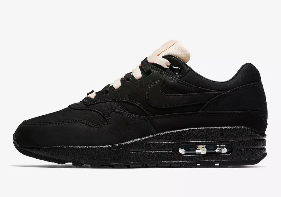 Марыя Шарапава Nike Air Max 1 Black Suede