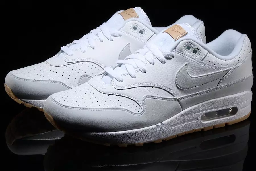 Nike Air Max 1 თეთრი სუფთა პლატინის რეზინა AH8145-103