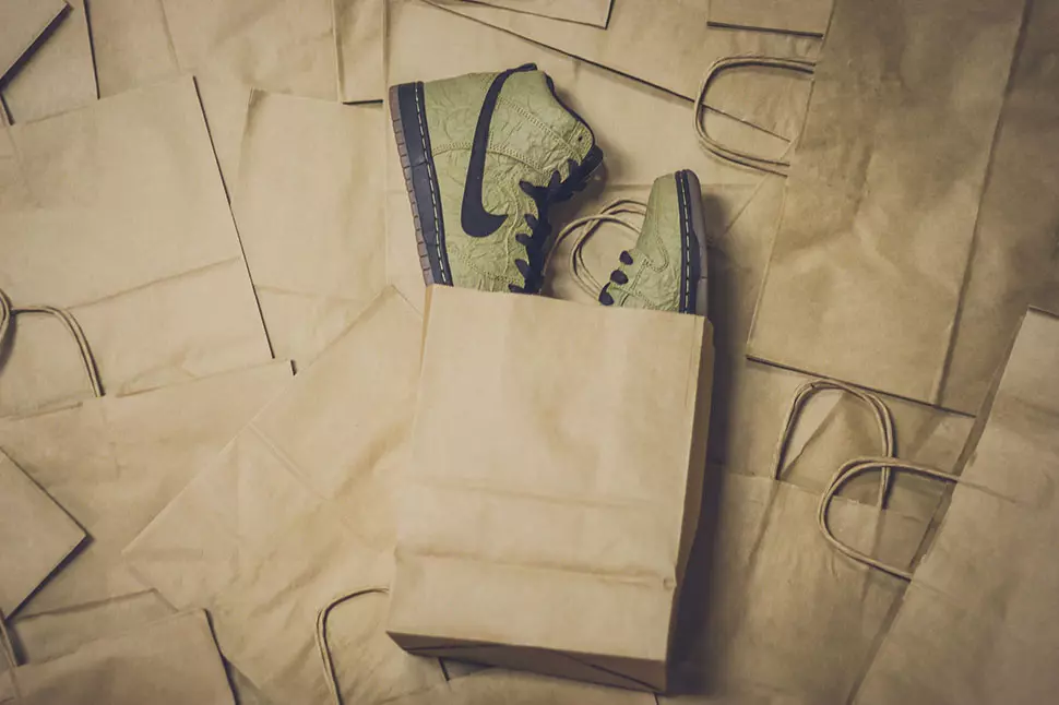 Nike SB Dunk Għoli Kannella Paper Bag