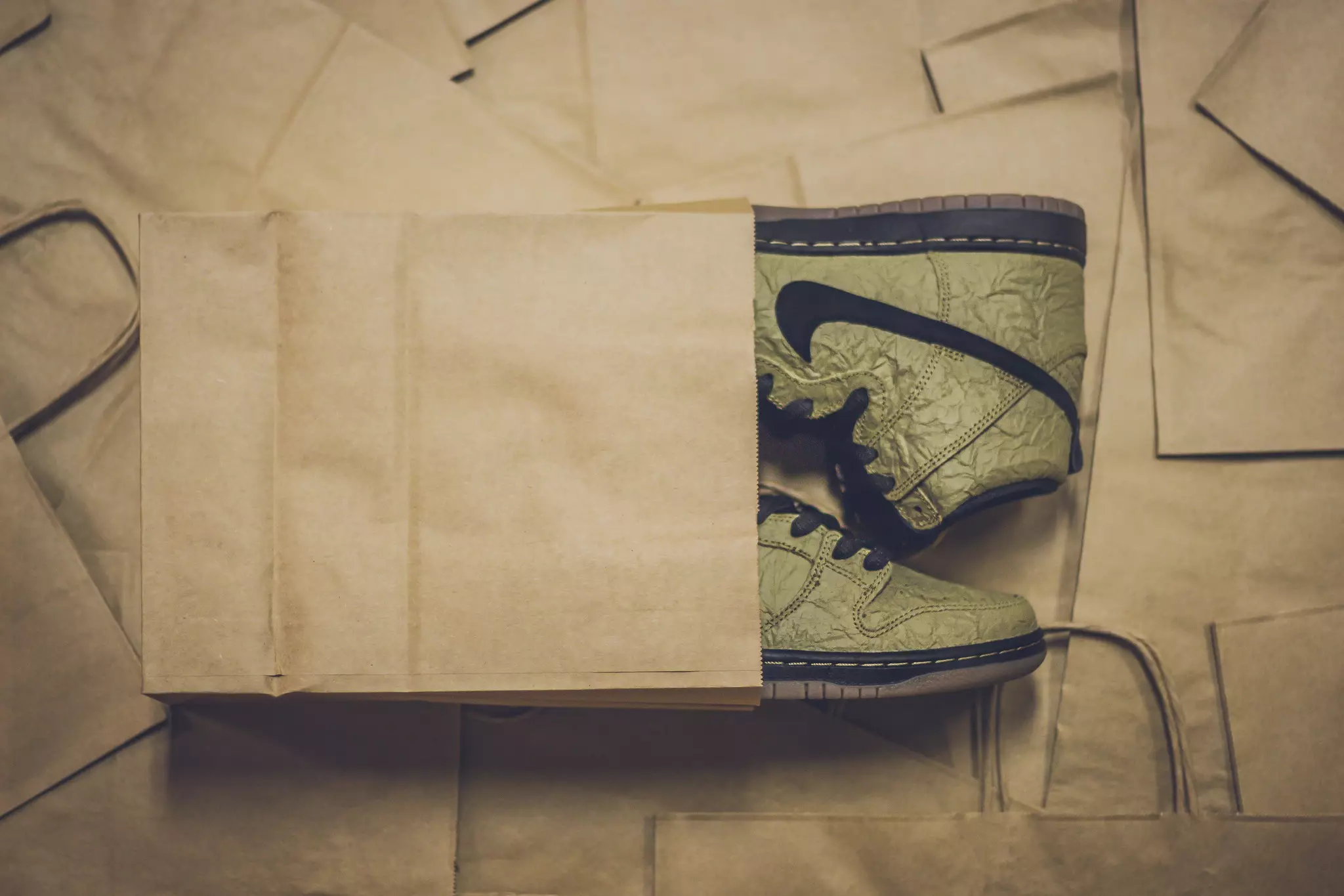 Geantă de hârtie maro Nike SB Dunk High