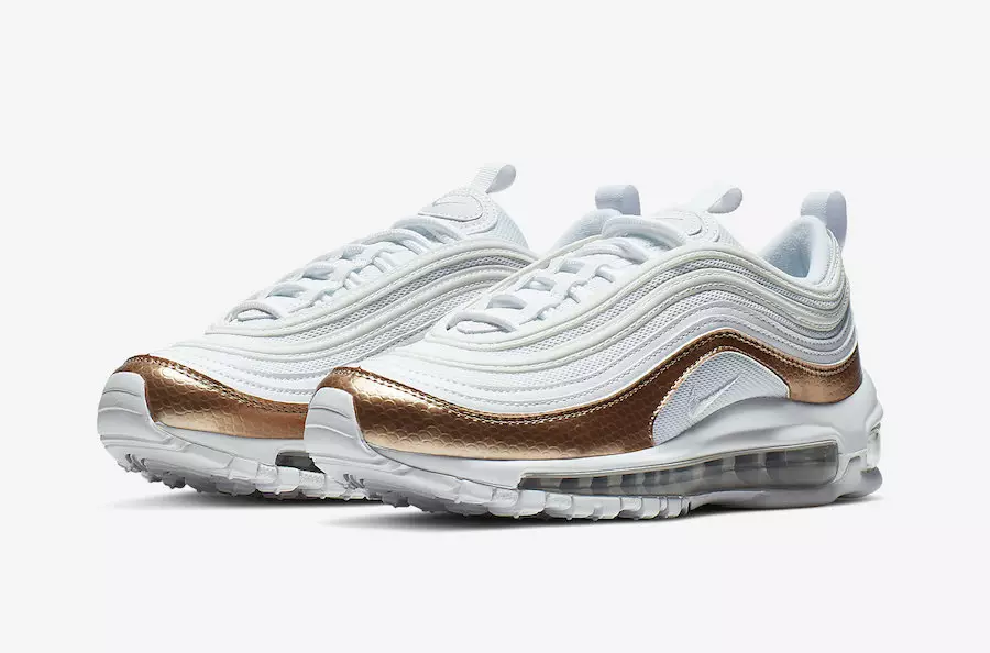 Nike သည် Air Max 97 သို့ အသွေးအရောင်ရှိသော ကြေးတံဆိပ်ကို ပေါင်းထည့်သည်။