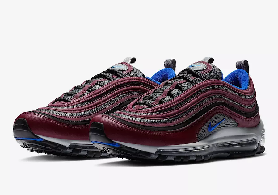 Випуск Nike Air Max 97 у кольорах Night Maroon і Racer Blue