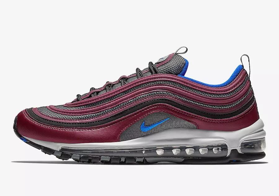 Nike Air Max 97 Night Maroon Racer Blue 921826-012 Dáta Eisiúna