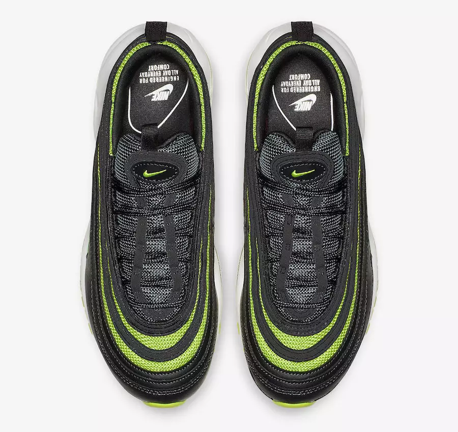 Nike Air Max 97 Black Neon Green 921733-014 Датум на издавање