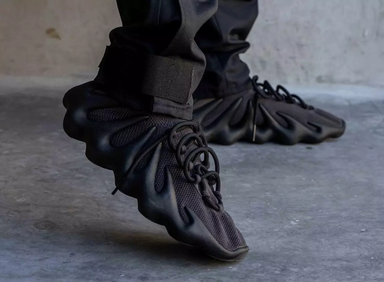 Adidas Yeezy 450 Dark Slate On-Feet