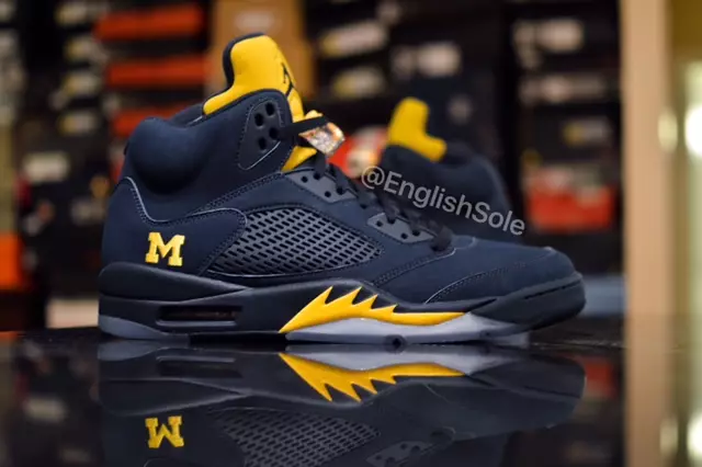 Michigan Air Jordan 5 PE