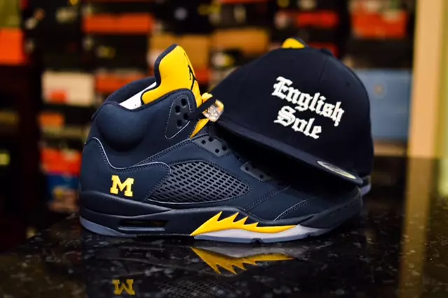 Michigan Air Jordan 5 PE