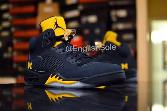 Michigan Air Jordan 5 PE