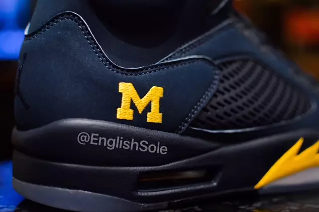 Michigan Air Jordan 5 PE