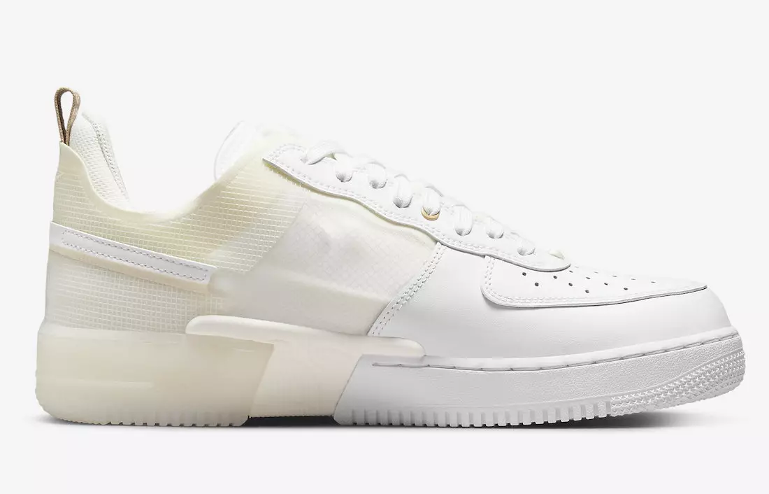 Nike Air Force 1 React Coconut Milk DH7615-100 Utgivelsesdato