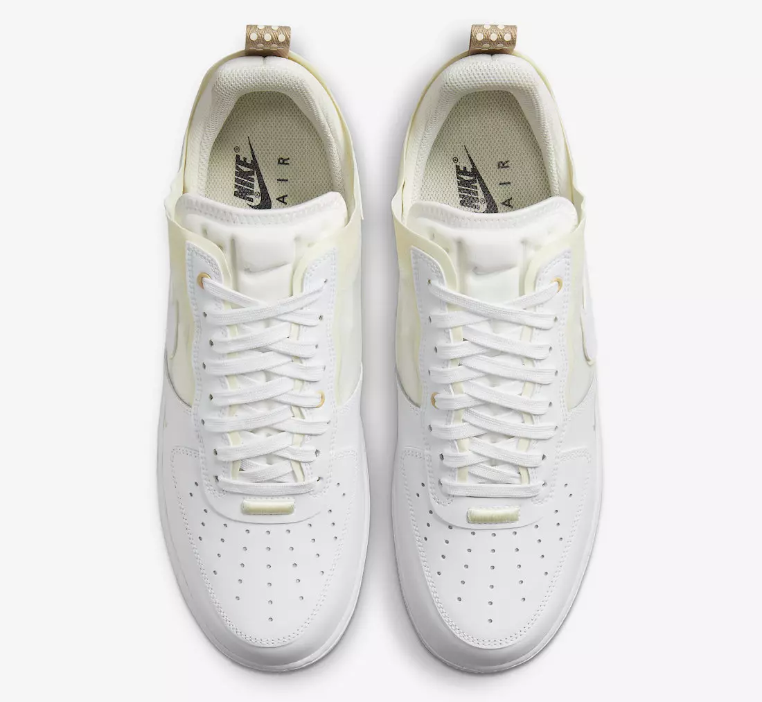 Nike Air Force 1 React Coconut Milk DH7615-100 Data de lançamento