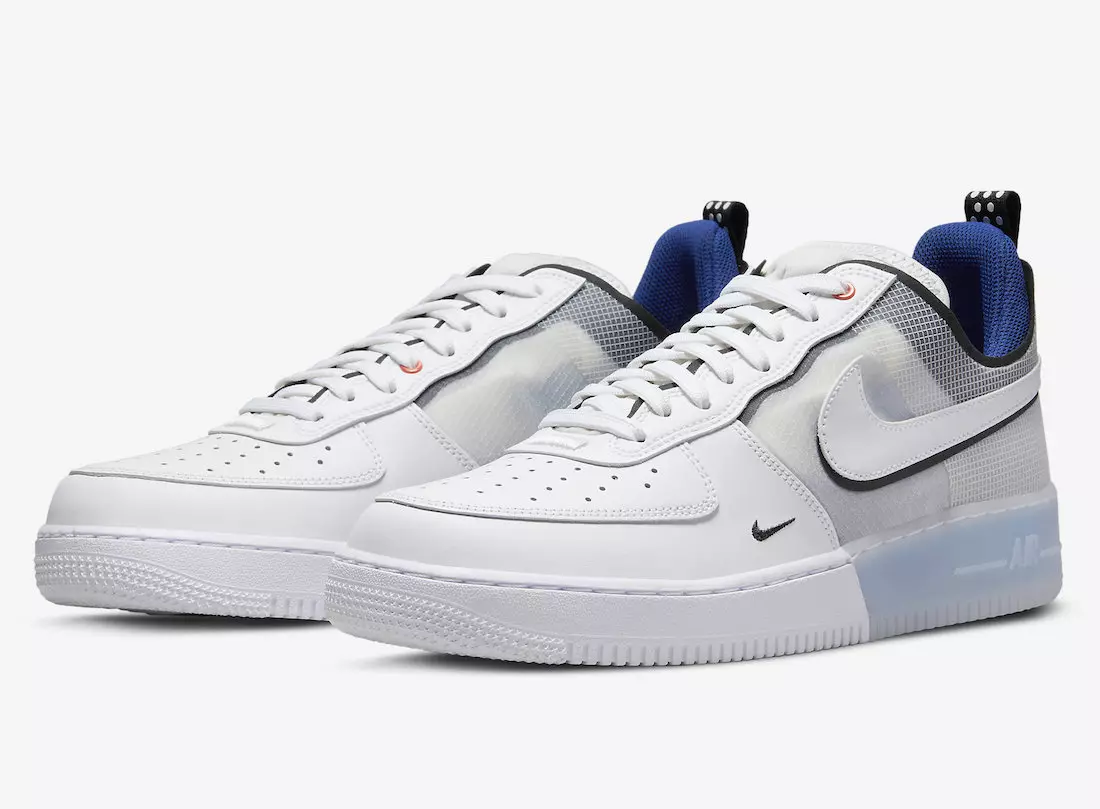 Nike Air Force 1 React White Light Foto Blu DH7615-101 Data e publikimit