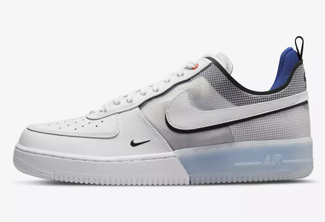 Nike Air Force 1 React White Light Φωτογραφία Μπλε DH7615-101 Ημερομηνία κυκλοφορίας