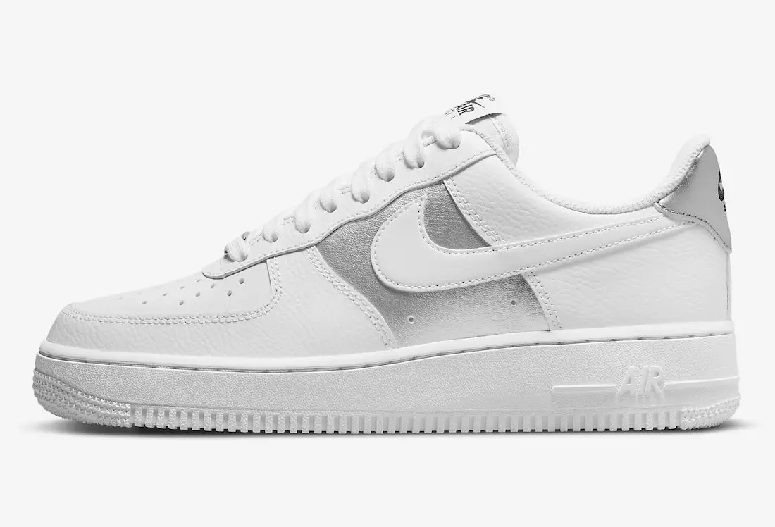 Nike Air Force 1 Low White Metallic Silver DD8959-104 Datum izdaje