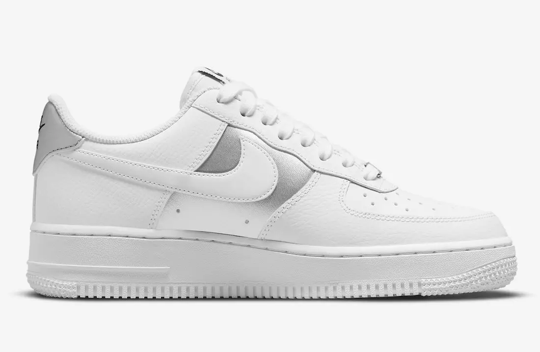 Nike Air Force 1 zems balts metālisks sudrabs DD8959-104 izlaišanas datums